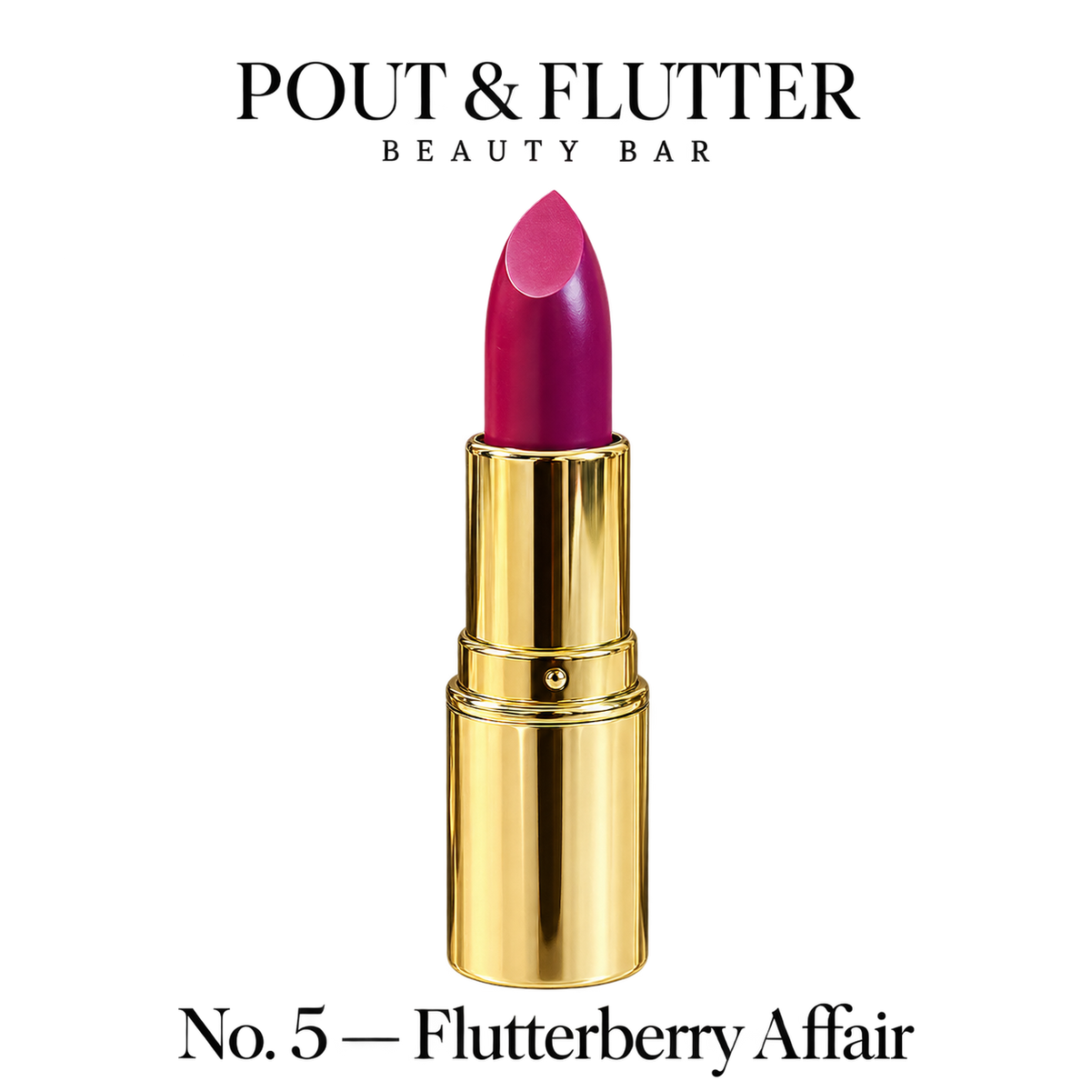 Pout & Flutter No. 5 — Flutterberry Affair Lipstick