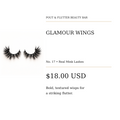 Glamour Wings — No. 17 Real Mink Lashes