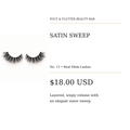 Satin Sweep — No. 13 Real Mink Lashes